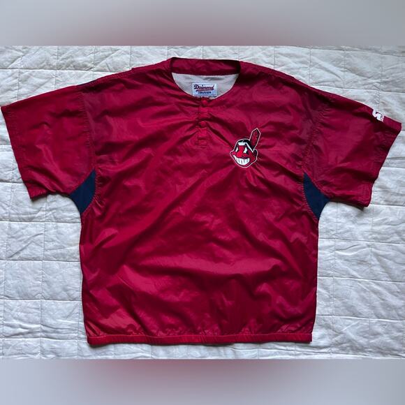 Vintage Diamond Collection Cleveland Indians Batting Practice Warm Up Tee - Med - Picture 1 of 10